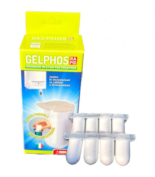 Kit 8 Ricariche Gelphos Rapid Per Dosatore Dosaphos 12-15 Mq