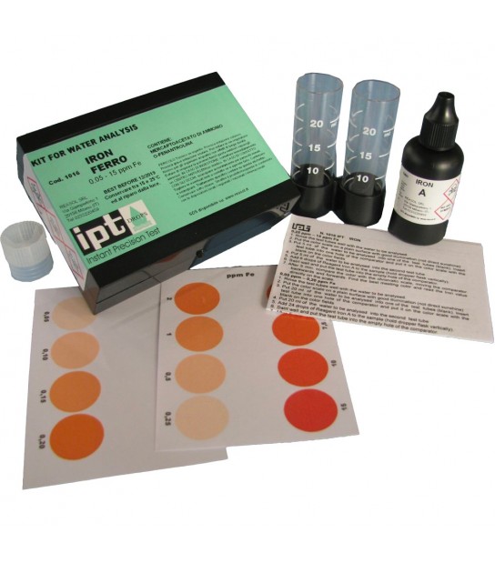 Kit Analisi Per La Misura Del Ferro Disciolto Nell'Acqua -