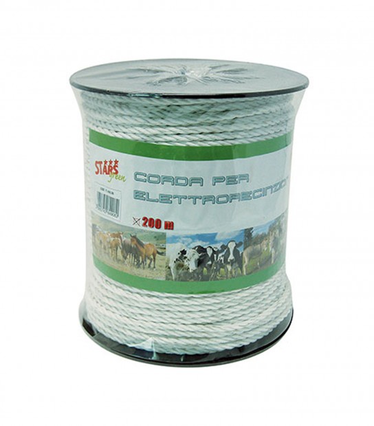 Corda Elettrorecinzione Fili Acciaio 6 Mm 6 Mt 200