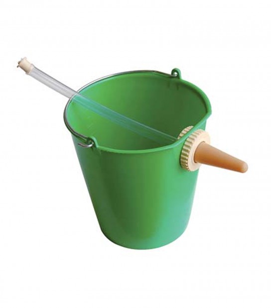 Secchio Poppatoio Vitelli con Tettarella Superiore Lt 12