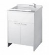 Mobile Lavatoio Garden A 2 Ante Bianco Lucido L.60 X P.50 X H.85 Cm