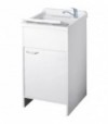 Mobile Lavatoio Garden Ad 1 Anta Bianco Lucido L.45 X P.50 X H.85 Cm