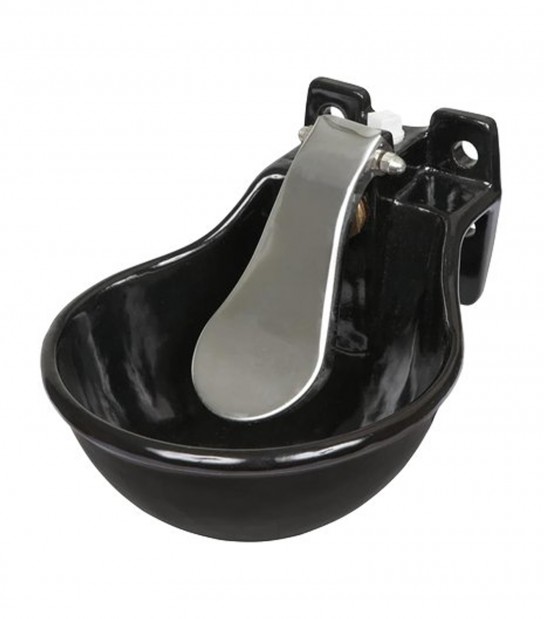 Abbeveratoio Bovini Battimuso Inox Kerbl Ghisa Verniciata Lt 1,45 Cm 20,5 1/2