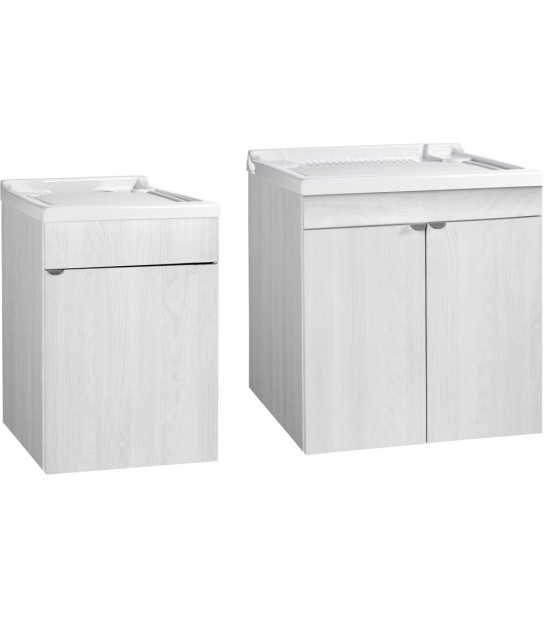 Mobile Lavatoio Sospeso Perla 2 Ante - 60X50 Cm