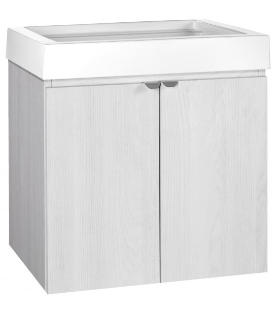 Mobile Lavatoio Sospeso Perla Plus 2 Ante - 60X50 Cm