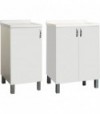 Mobile Lavatoio S. Marinella Bianco L.60 X P.50 X H.86 Cm - 2 Ante