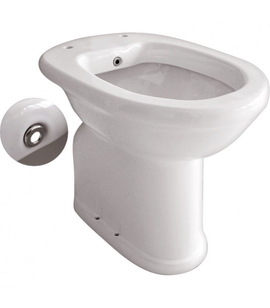 Vaso-Bidet Per Disabile Chiuso H.50 Scarico Parete