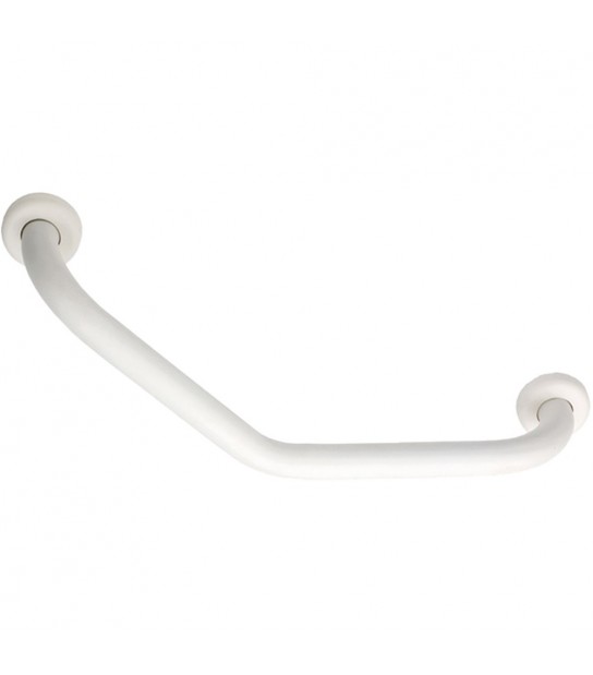 Maniglione Di Sostegno Angolare A 45° Per Disabili 50 Cm - Bianco