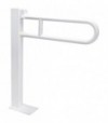 Barra Di Sostegno Ribaltabile Con Piede Bianca 65 Cm