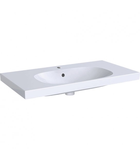 Lavabo Monoforo Acanto Con Superficie Di Appoggio 75 Cm