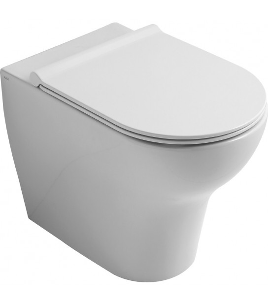 Vaso Filo Parete Rimfree Unica Scarico Universale