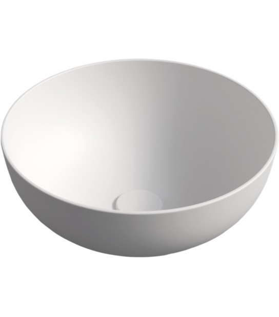 Lavabo Da Appoggio Sky Bianco Opaco D.40 Cm