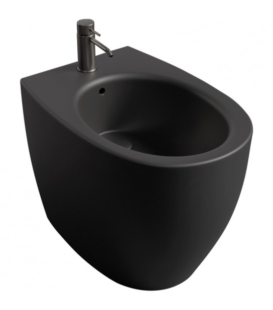 Bidet Filo Parete Open Grafite Opaco Monoforo