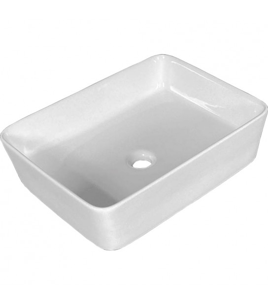 Lavabo Da Appoggio Zeta Rettangolare 50X38 Cm