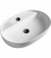 Lavabo Da Appoggio In Ceramica Cpr Oval 50X39X11 Cm