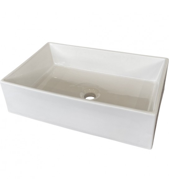 Lavabo Da Appoggio In Ceramica Spr Lara 59X38X16 Cm