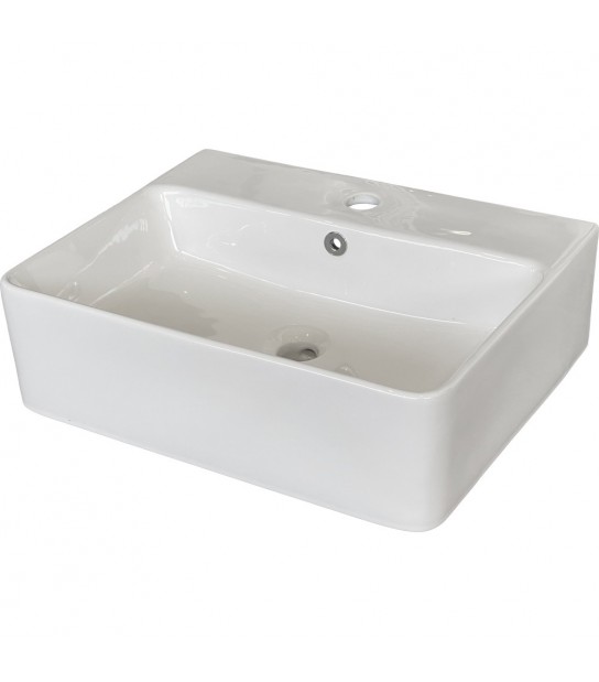 Lavabo Da Appoggio In Ceramica Cpr Alma 53 53 X 42 X 15,5 Cm