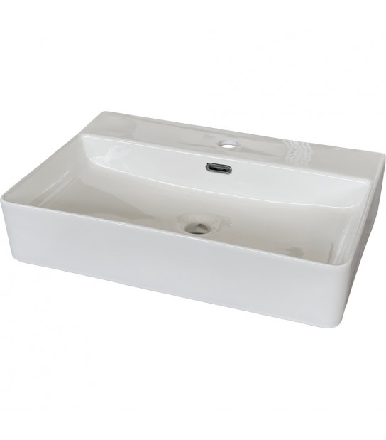 Lavabo Da Appoggio In Ceramica Cpr Alma 60 60X42X12,5 Cm