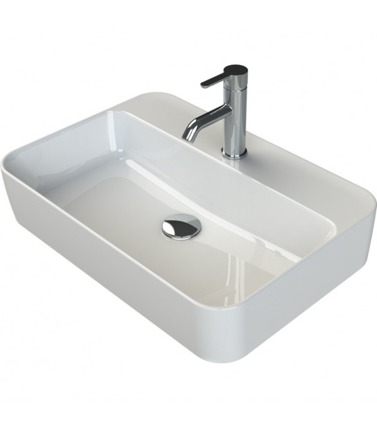 Lavabo Da Appoggio Rettangolare Cpr Serie One 60X42 Cm
