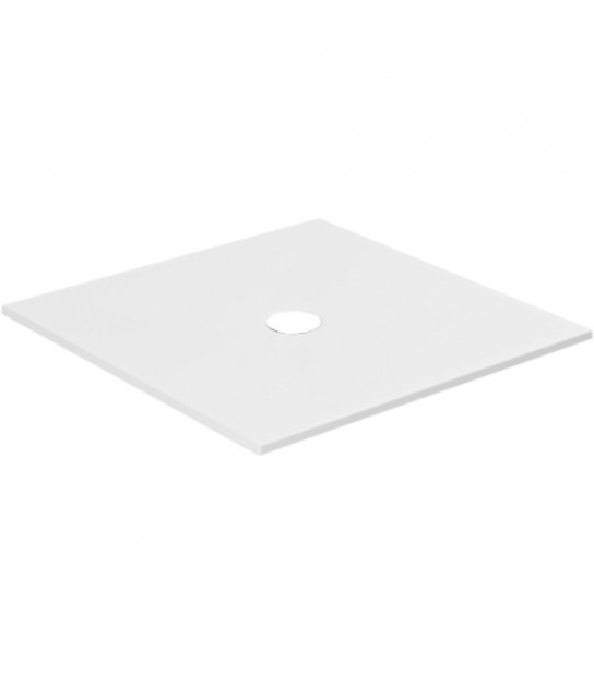 Piatto Doccia Quadrato In Ceramica Solodue Bianco Cotone 90X90 H.2 Cm