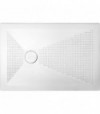 Piatto Doccia In Ceramica Up H.3 Bianco Lucido 80 X 120 Cm