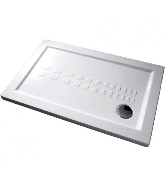 Piatto Doccia Rettangolare Ito H.5,5 Bianco Lucido 80X100 Cm