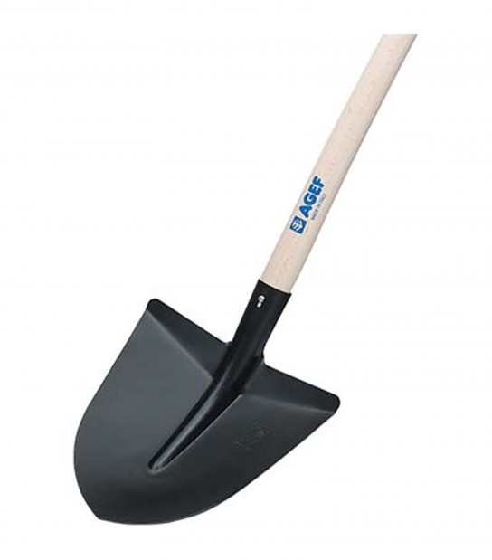 Badile Pala a Punta + Spalla + M.Legno Titan Agef Acciaio Temprato/Faggio Cm 29X28 Gr 1840