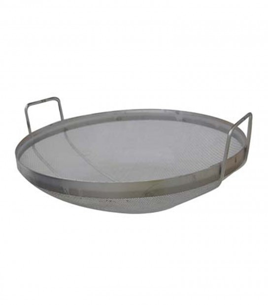 Crivello Zincato Manici 2 Maglia Mm 2X2