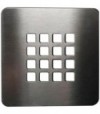 Griglia Per Piatto Doccia Ultraflat Reversibile 14 X 14 Bianco / Inox
