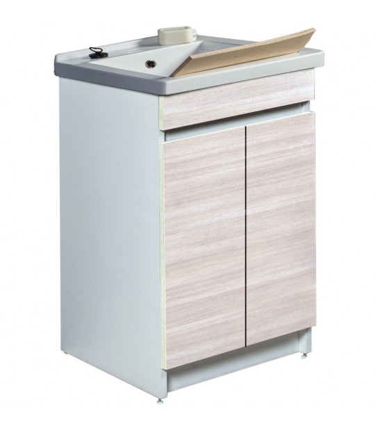Lavatoio Iseo Mobile Bianco/Olmo Bianco