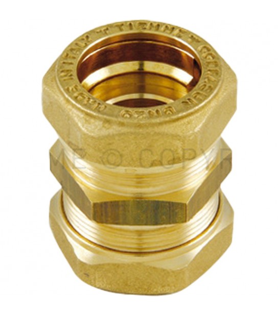 Raccordo Diritto Doppio Ad Innesto Per Impianti Solari Termici Dn16 X Dn16