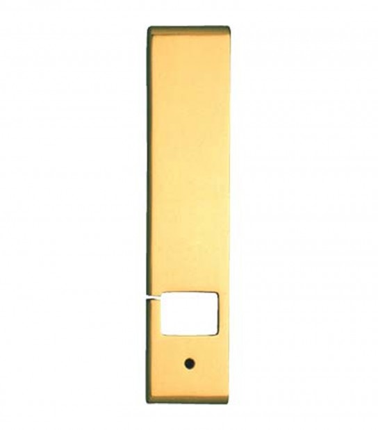 Placca Avvolgitore Incasso Cottali Mm 53X240 Ottone Lucido