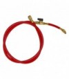 Tubo Flessibile Singolo Con Rubinetto Mod.A 1/4F - 1/4F X R407