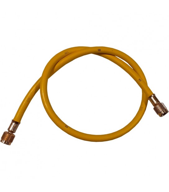 Tubo Flessibile Giallo Per Gruppo Manometrico-Pompa Vuoto 3/8X1/4 - 90 Cm