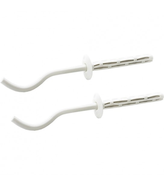 Coppia Di Mensole Telescopiche Per Radiatori In Alluminio 7X170 - Tassello 10X80 Mm