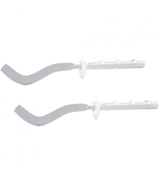 Coppia Di Mensole Piatte Per Radiatori In Alluminio 7X170 - Tassello 10X80 Mm