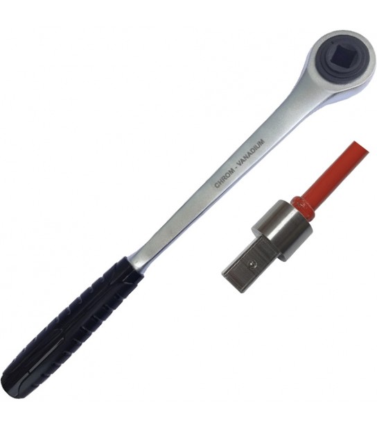 Leva A Cricchetto Per Chiave Di Accoppiamento Radiatori Attacco Quadro 3/4F