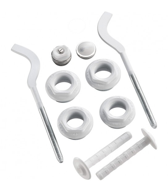 Kit Tappi E Mensole Per Radiatori 1/2 Bianco 1 X 1/2