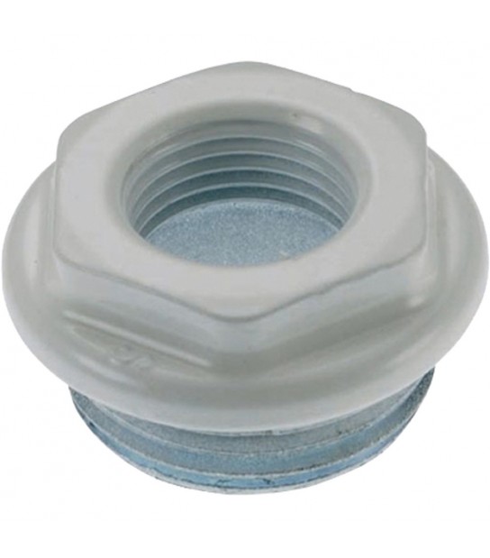 Riduzione Verniciata Bianco Per Radiatori 1 X 3/8 Dx D.42 - Alluminio