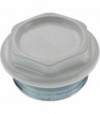 Tappo Cieco Verniciato Bianco Per Radiatori 11/4 Dx - D.56 Mm