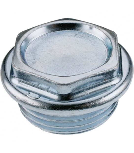 Tappo Cieco Zincato Per Radiatori 1 Sx - D.48 Mm