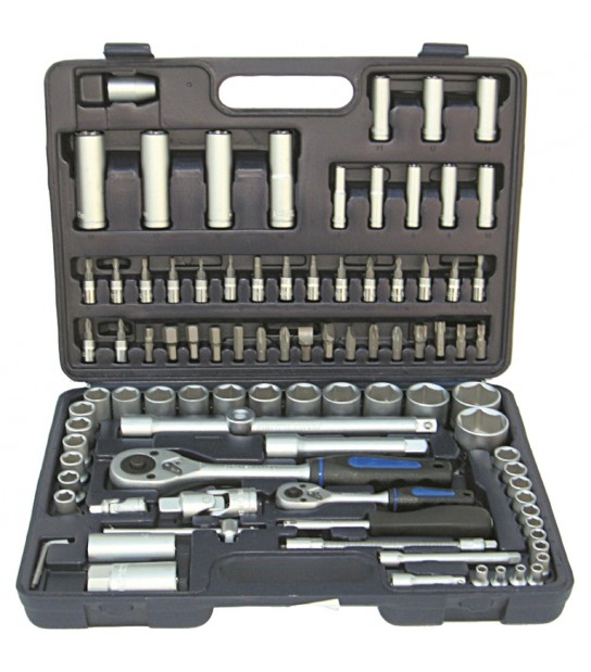 Kit Chiavi A Bussola In Valigetta 108 Pezzi - 1/4-1/2