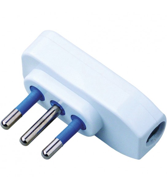 Spina Elettrica A 90° 16A Bianca Cardinale Professional 2P+T