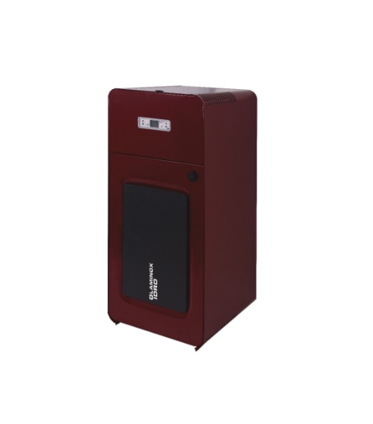 Termostufa a Pellet Idro Laminox HIDRA 13N 13 kW Rosso Bordeaux