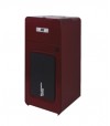 Termostufa a Pellet Idro Laminox HIDRA 13N 13 kW Rosso Bordeaux