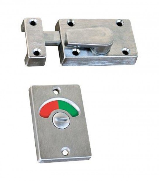 Catenaccio Libero Occupato Rotante Acciaio Nichelato Mm 42X61