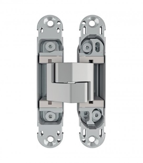 Cerniere Ovali Invisibili Eclipse 3.2 Agb Acciaio Nichelato Mm 114X22,8