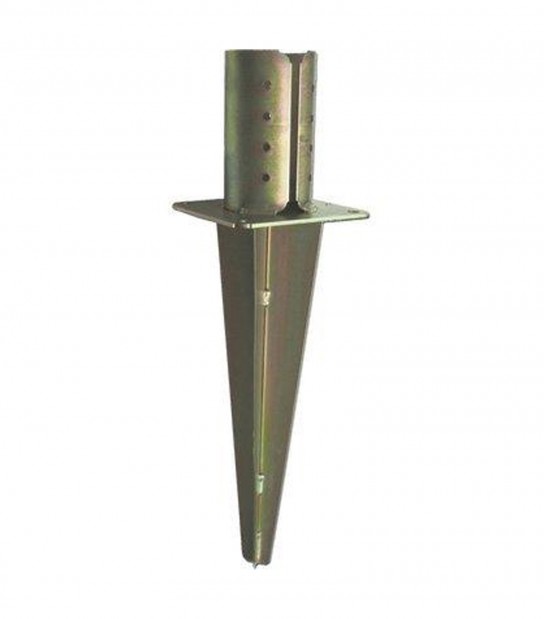 Supporto Gazebo Tondo A Conficcare 956 Zincato Giallo S.Mm 4,0 Mm 80