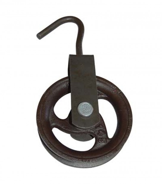 Carrucola Ghisa Gancio Ferro D.Mm 100