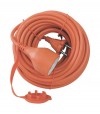 Prolunga Lineare Garden Electraline Arancio 2P+T 16A Schuko N°Xmmq 2X1,5 Mt 20